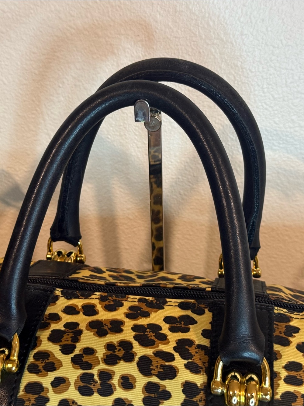 Gianni Versace Leopard & Baroque Print Weekender/Duffle Bag - Picture 6 of 13